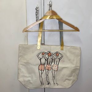 “Travel to Cote D’ Azur” beach bag